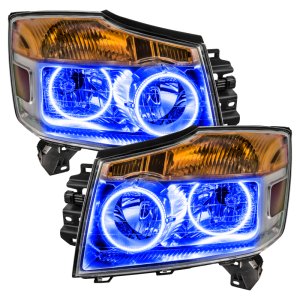 Nissan Titan Headlight Halo Kits - ORACLE Lighting - LED, SMD - Blue - `04-`07
